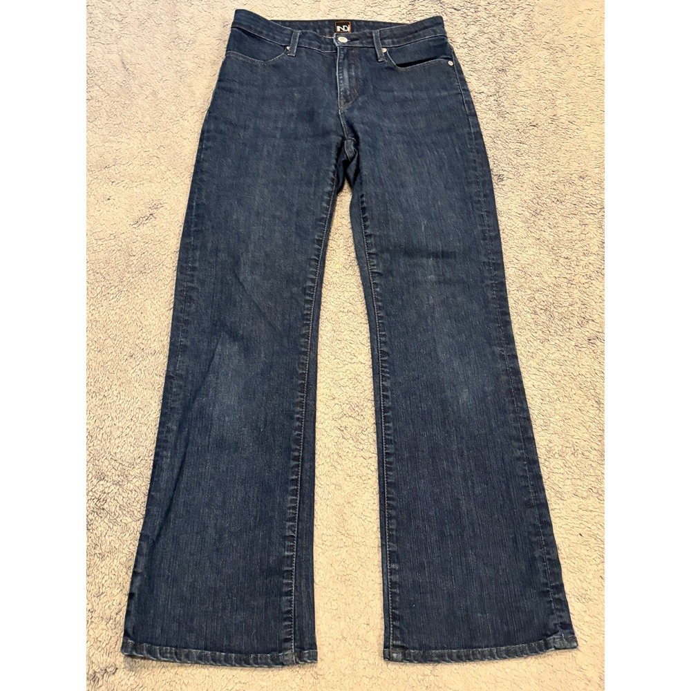 Indi Jeans Womens 28x30 Blue Denim Dark Wash Flare Stretch Boho Festival 70s